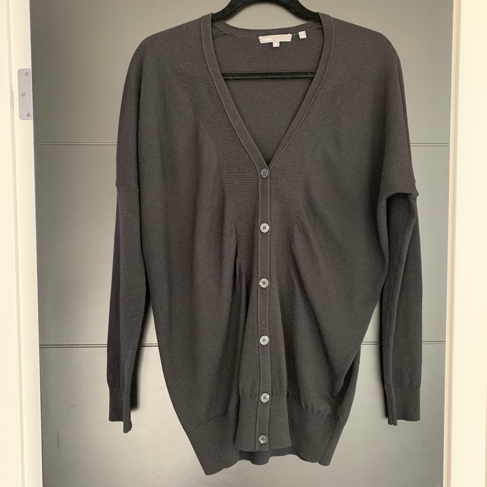 Vince black wool sweater